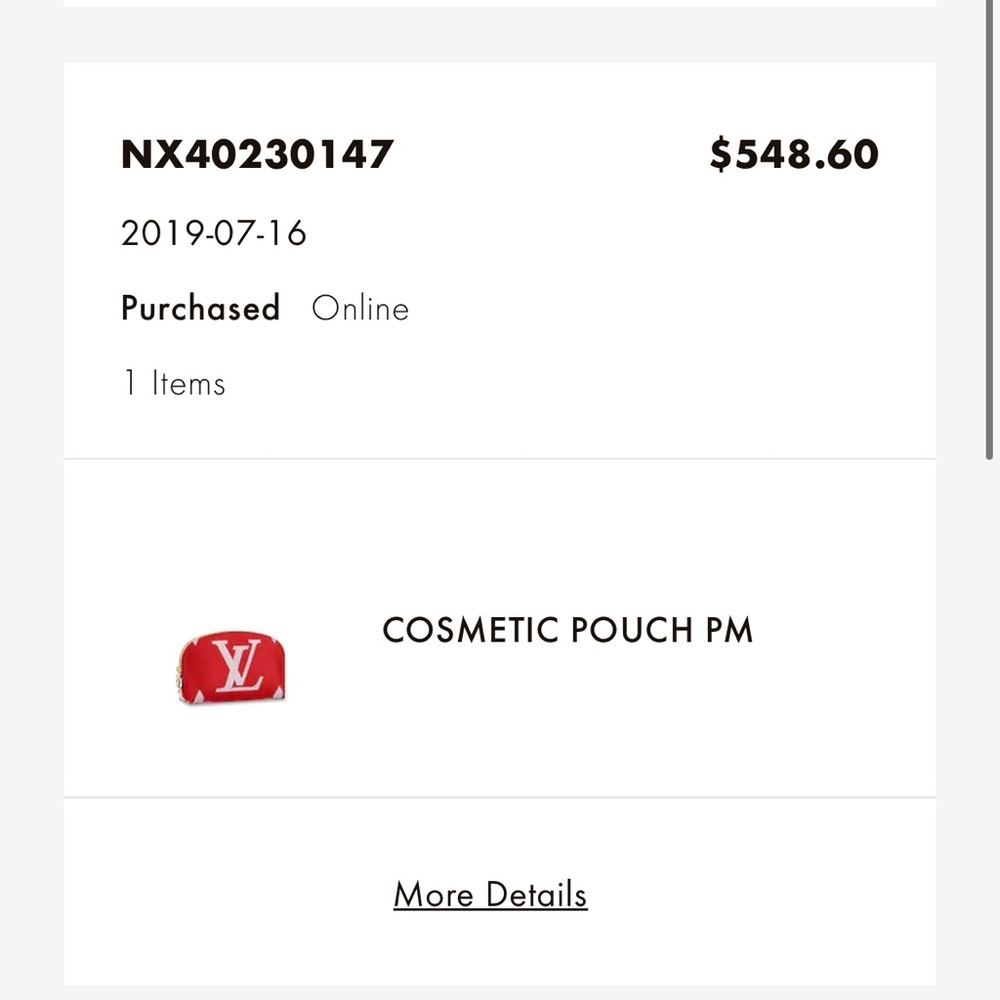 Louis Vuitton cosmetic pouch - Picture 3 of 3